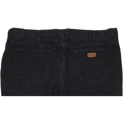 Wrangler Texas Men Black Straight Regular Jeans W46 L32