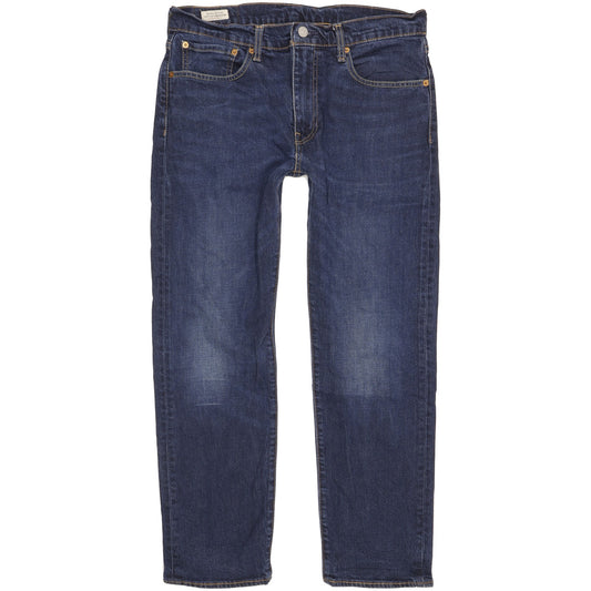 Levi's 502 Men Blue Tapered Regular Stretch Jeans W33 L28