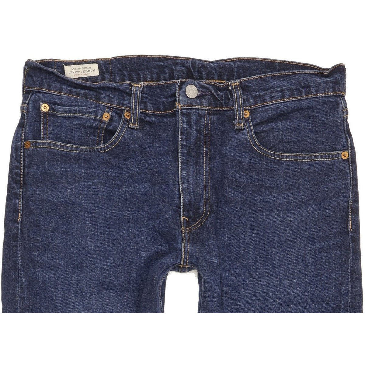 Levi's 502 Men Blue Tapered Regular Stretch Jeans W33 L28