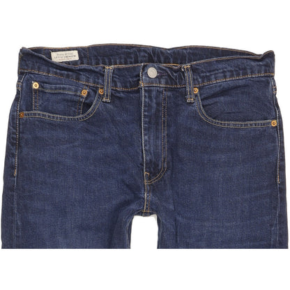 Levi's 502 Men Blue Tapered Regular Stretch Jeans W33 L28