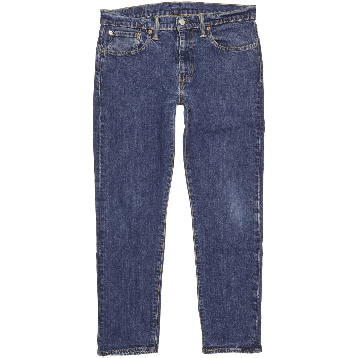Levi's 502 Men Blue Tapered Regular Stretch Jeans W32 L28