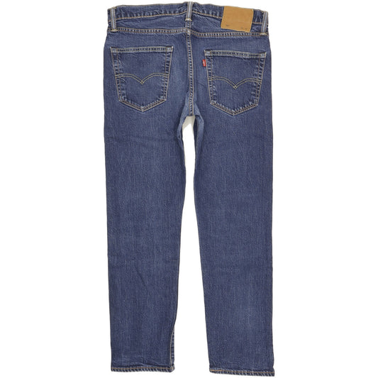 Levi's 502 Men Blue Tapered Regular Stretch Jeans W32 L28