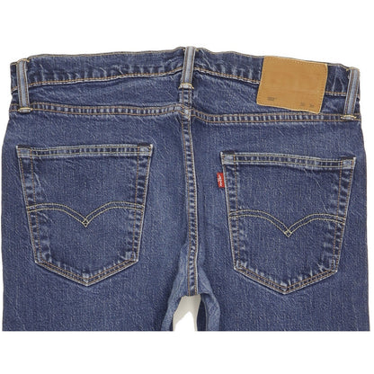 Levi's 502 Men Blue Tapered Regular Stretch Jeans W32 L28