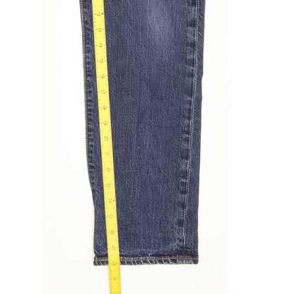 Levi's 502 Men Blue Tapered Regular Stretch Jeans W32 L28