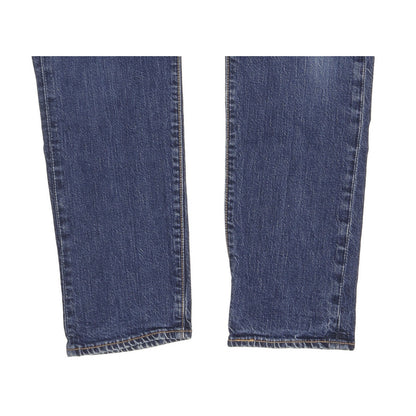 Levi's 502 Men Blue Tapered Regular Stretch Jeans W32 L28