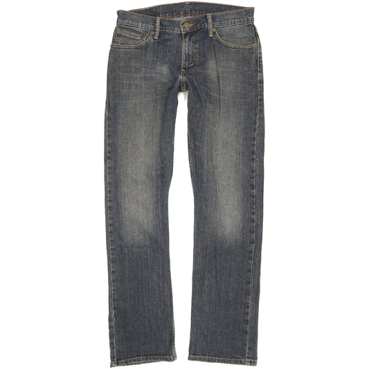 Levi's 514 Men Blue Straight Slim Stretch Jeans W30 L32