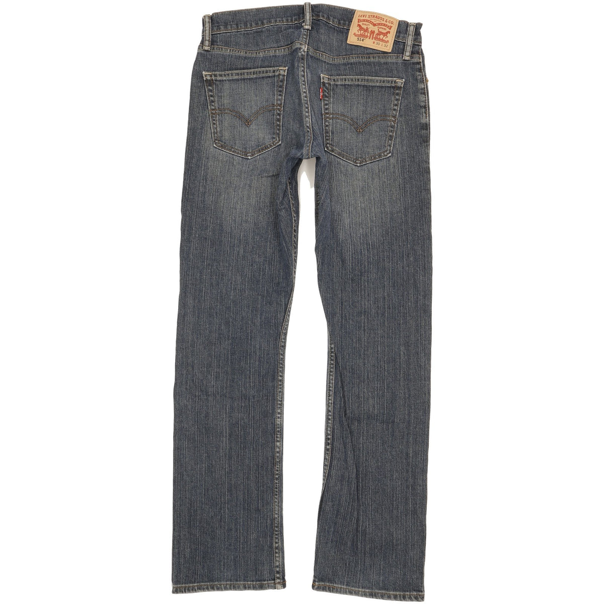 Levi's 514 Men Blue Straight Slim Stretch Jeans W30 L32