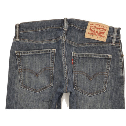 Levi's 514 Men Blue Straight Slim Stretch Jeans W30 L32