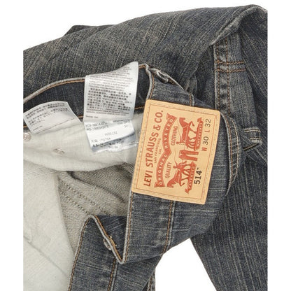 Levi's 514 Men Blue Straight Slim Stretch Jeans W30 L32
