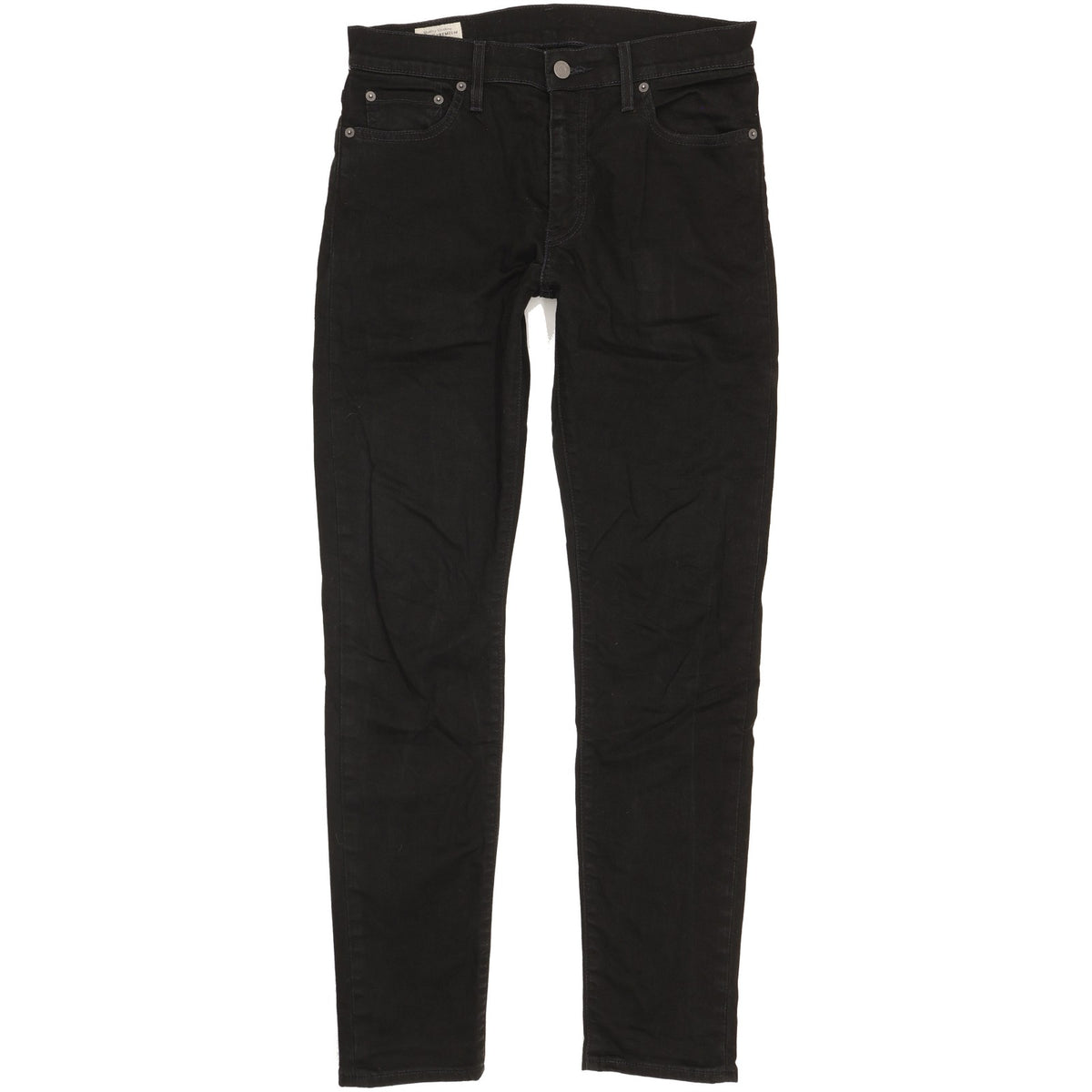 Levi's 512 Men Black Tapered Slim Stretch Jeans W30 L31