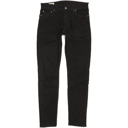 Levi's 512 Men Black Tapered Slim Stretch Jeans W30 L31