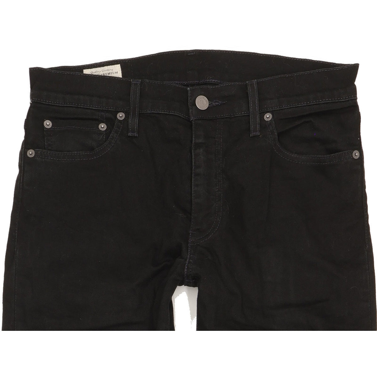 Levi's 512 Men Black Tapered Slim Stretch Jeans W30 L31