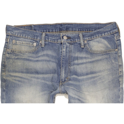 Levi's 513 Men Blue Straight Slim Jeans W36 L34