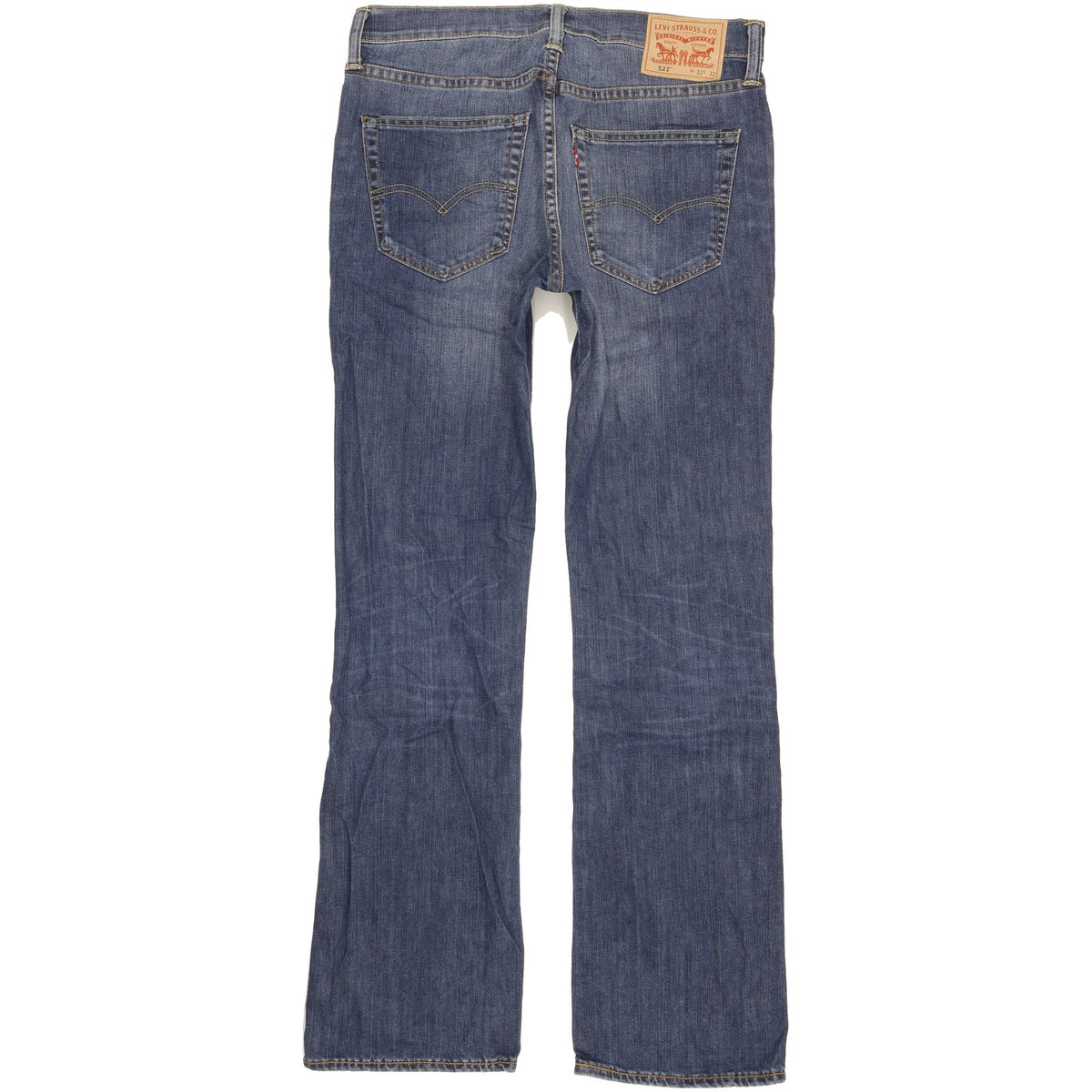 Levi's 527 Men Blue Bootcut Slim Stretch Jeans W32 L32