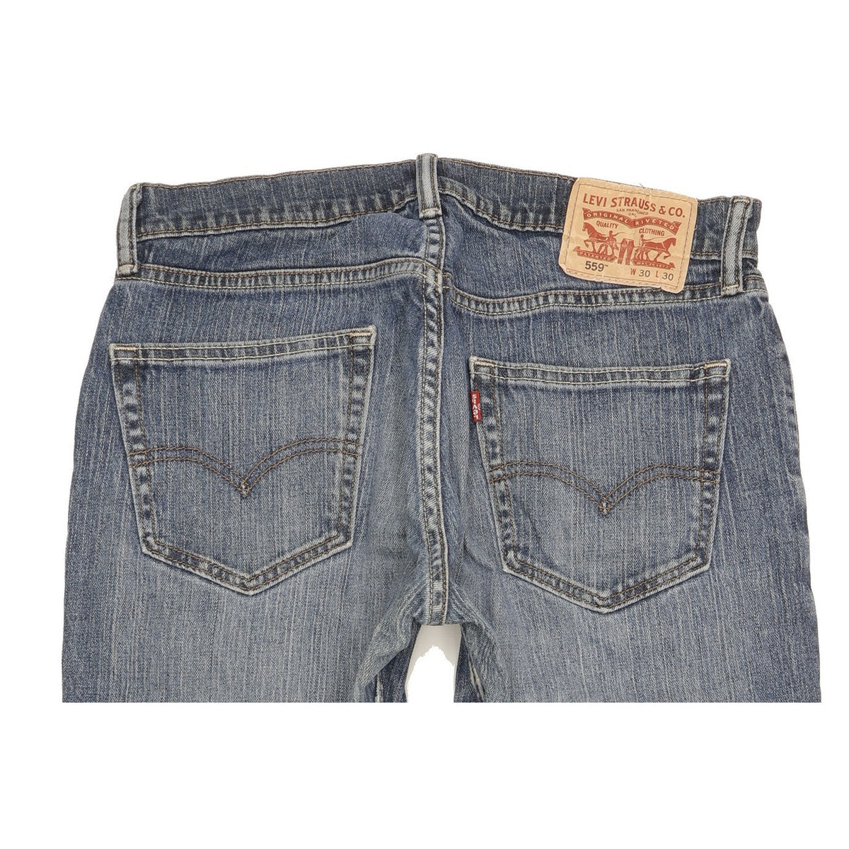 Levi's 559 Men Blue Straight Relaxed Jeans W30 L30