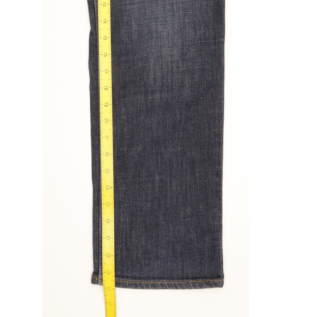 Mustang Tamper Men Blue Straight Regular Stretch Jeans W35 L30