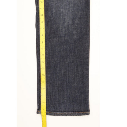 Mustang Tamper Men Blue Straight Regular Stretch Jeans W35 L30