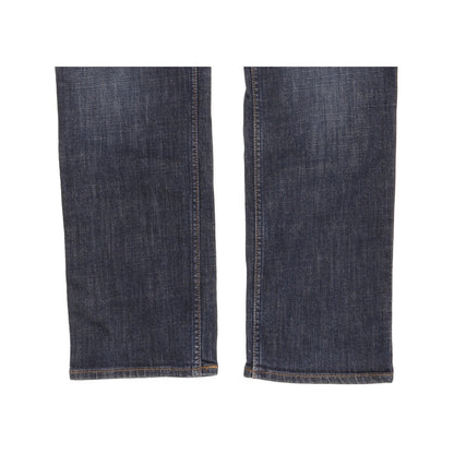 Mustang Tamper Men Blue Straight Regular Stretch Jeans W35 L30