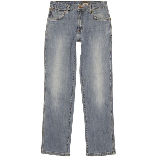 Wrangler Texas Men Blue Straight Regular Stretch Jeans W32 L31