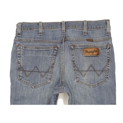 Wrangler Texas Men Blue Straight Regular Stretch Jeans W32 L31