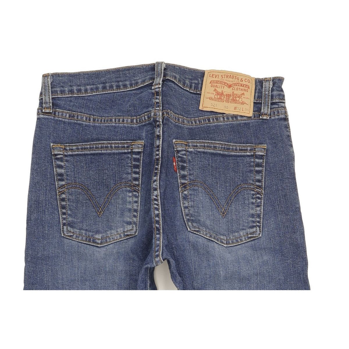 Levi's 521 Men Blue Straight Regular Stretch Jeans W31 L29