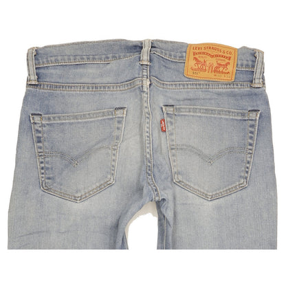Levi's 511 Men Blue Straight Slim Stretch Jeans W30 L34