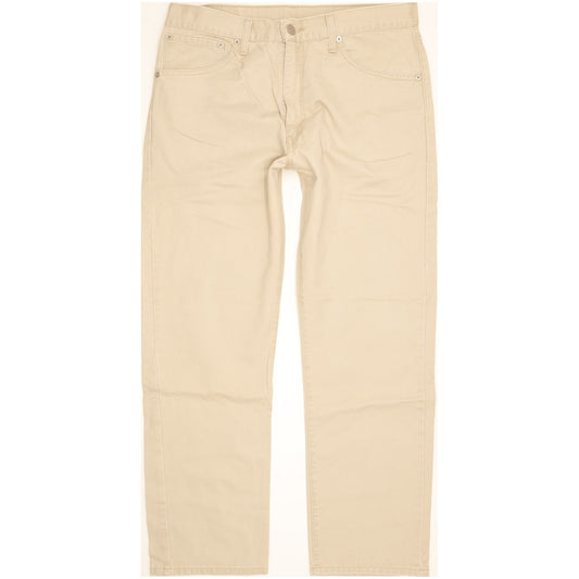 Levi's 521 Men Beige Straight Regular Jeans W35 L29