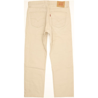 Levi's 521 Men Beige Straight Regular Jeans W35 L29