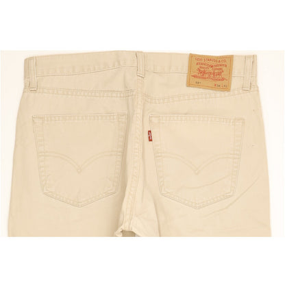 Levi's 521 Men Beige Straight Regular Jeans W35 L29