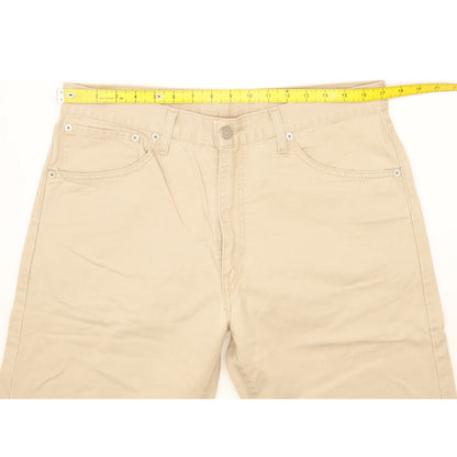 Levi's 521 Men Beige Straight Regular Jeans W35 L29