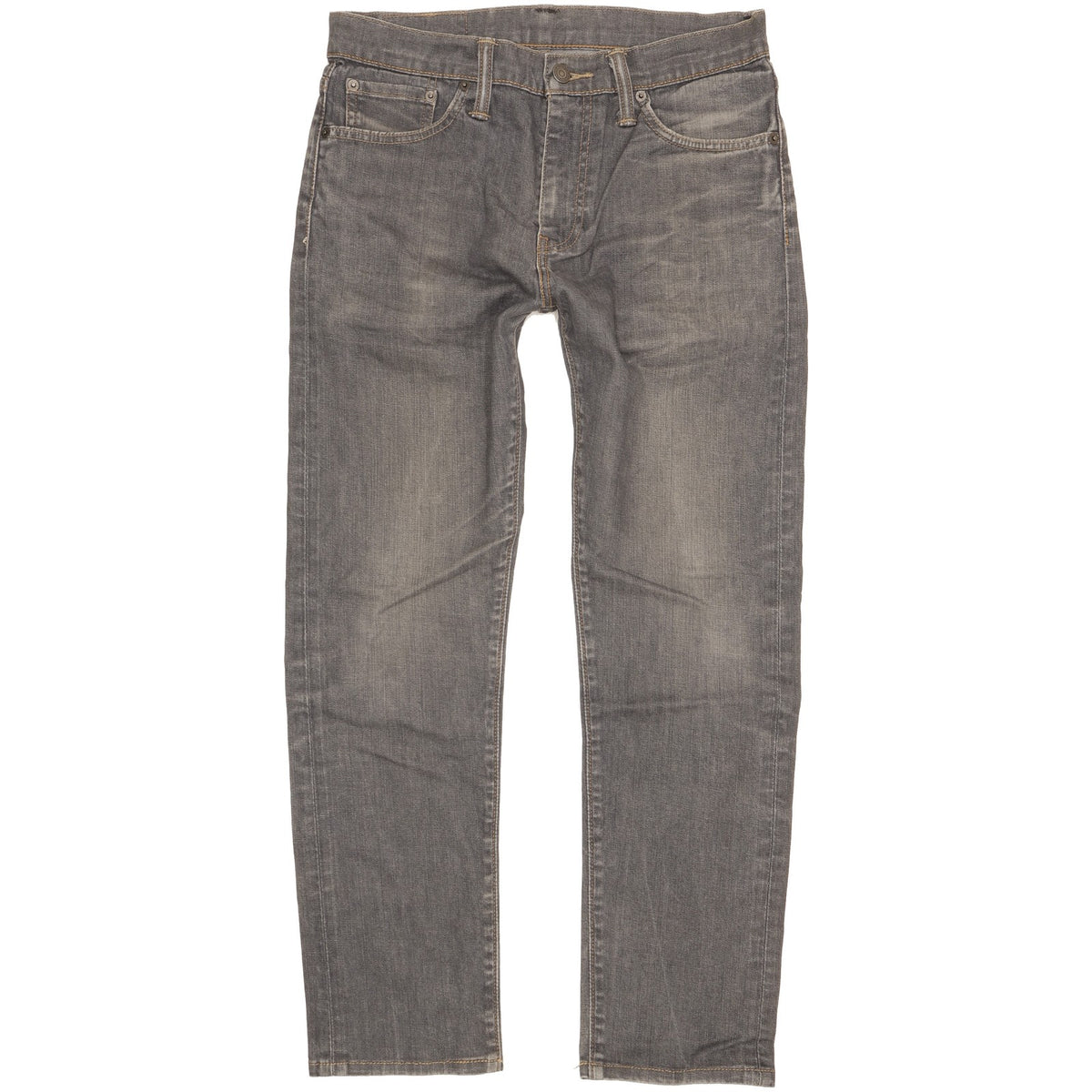 Levi's 508 Men Grey Straight Slim Stretch Jeans W30 L28
