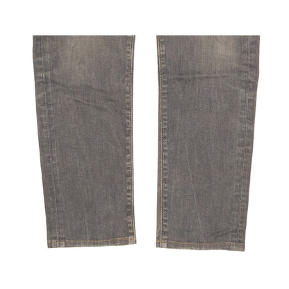 Levi's 508 Men Grey Straight Slim Stretch Jeans W30 L28