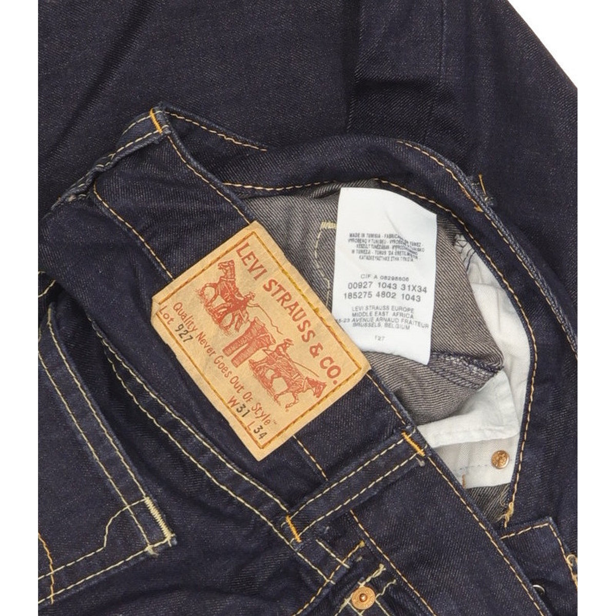 Levi's 927 Men Blue Straight Slim Jeans W31 L33