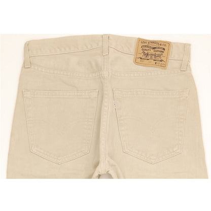 Levi's 551 Men Beige Straight Regular Jeans W32 L29