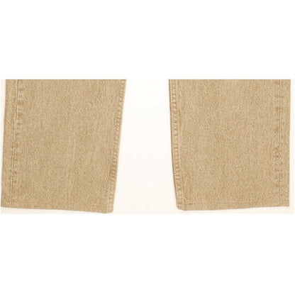 Levi's 501 Made in USA Men Beige Straight Regular Jeans W32 L28