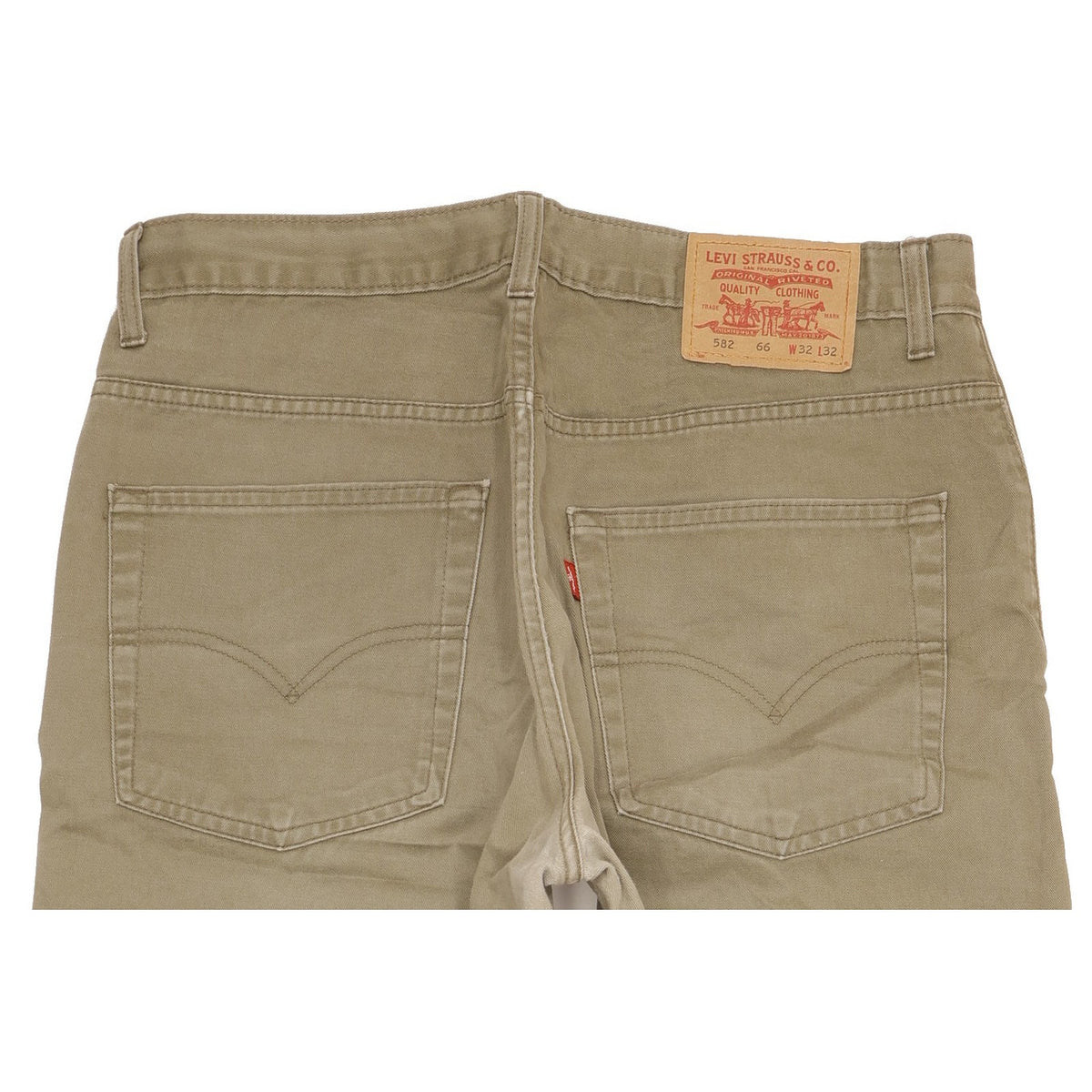 Levi's 582 Men Green Straight Regular Jeans W32 L31