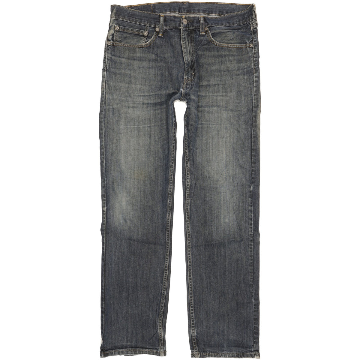 Levi's 505 Men Blue Straight Regular Jeans W34 L32