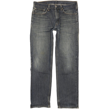 Levi's 505 Men Blue Straight Regular Jeans W34 L32