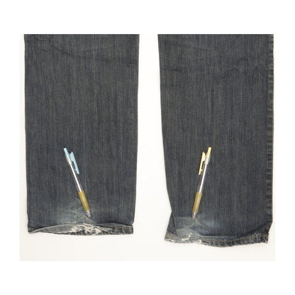 Levi's 505 Men Blue Straight Regular Jeans W34 L32