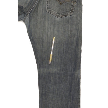 Levi's 505 Men Blue Straight Regular Jeans W34 L32