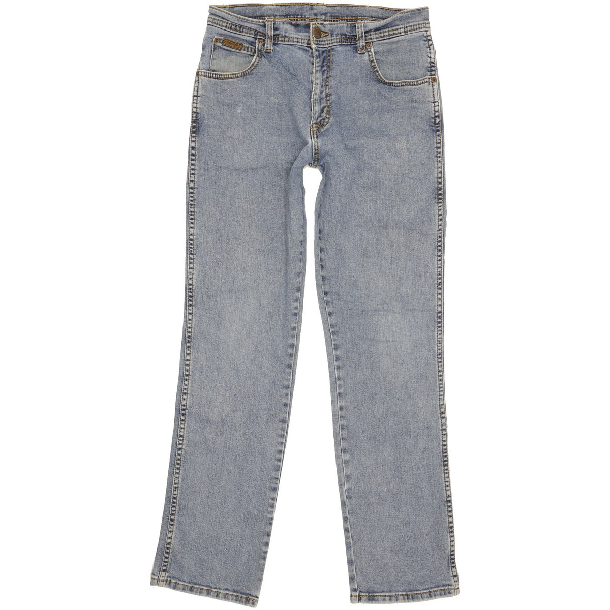 Wrangler Texas Men Blue Straight Regular Stretch Jeans W30 L31