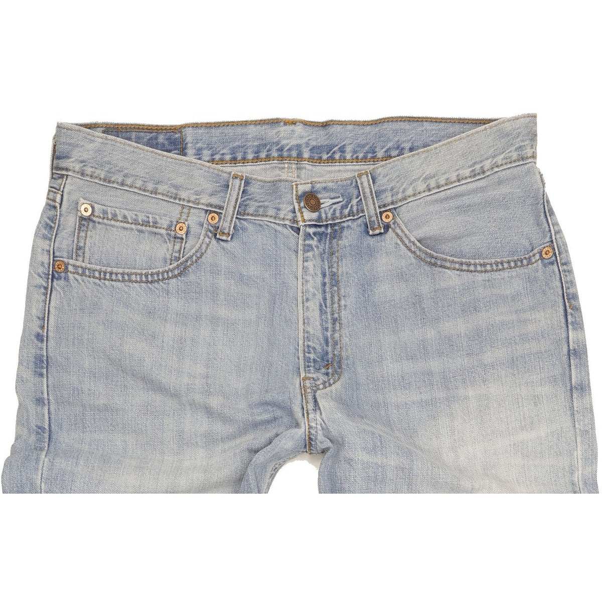 Levi's 751 Men Blue Straight Slim Jeans W34 L34