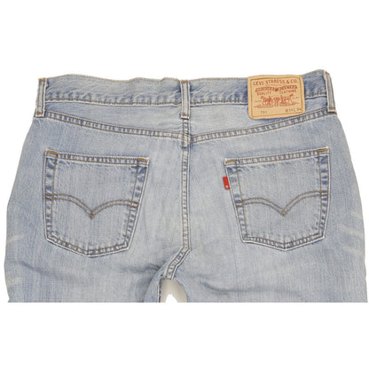 Levi's 751 Men Blue Straight Slim Jeans W34 L34