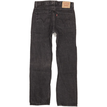Levi's 751 Men Black Straight Regular Jeans W33 L31