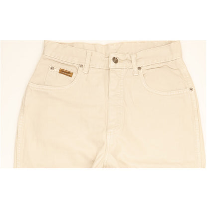 Wrangler Susan Beige Tapered Relaxed Jeans High Waisted W30 L31