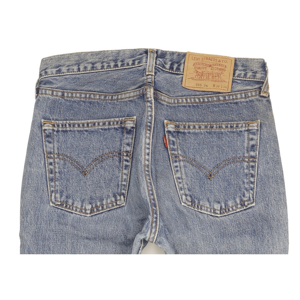 Levi's 595 Men Blue Straight Regular Jeans W31 L31