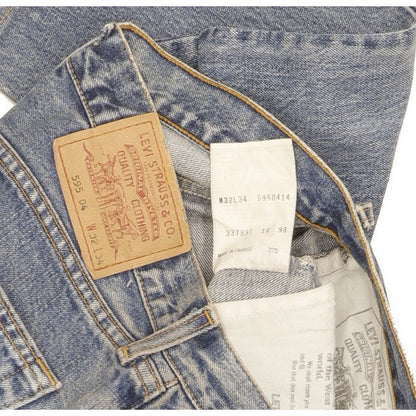 Levi's 595 Men Blue Straight Regular Jeans W31 L31