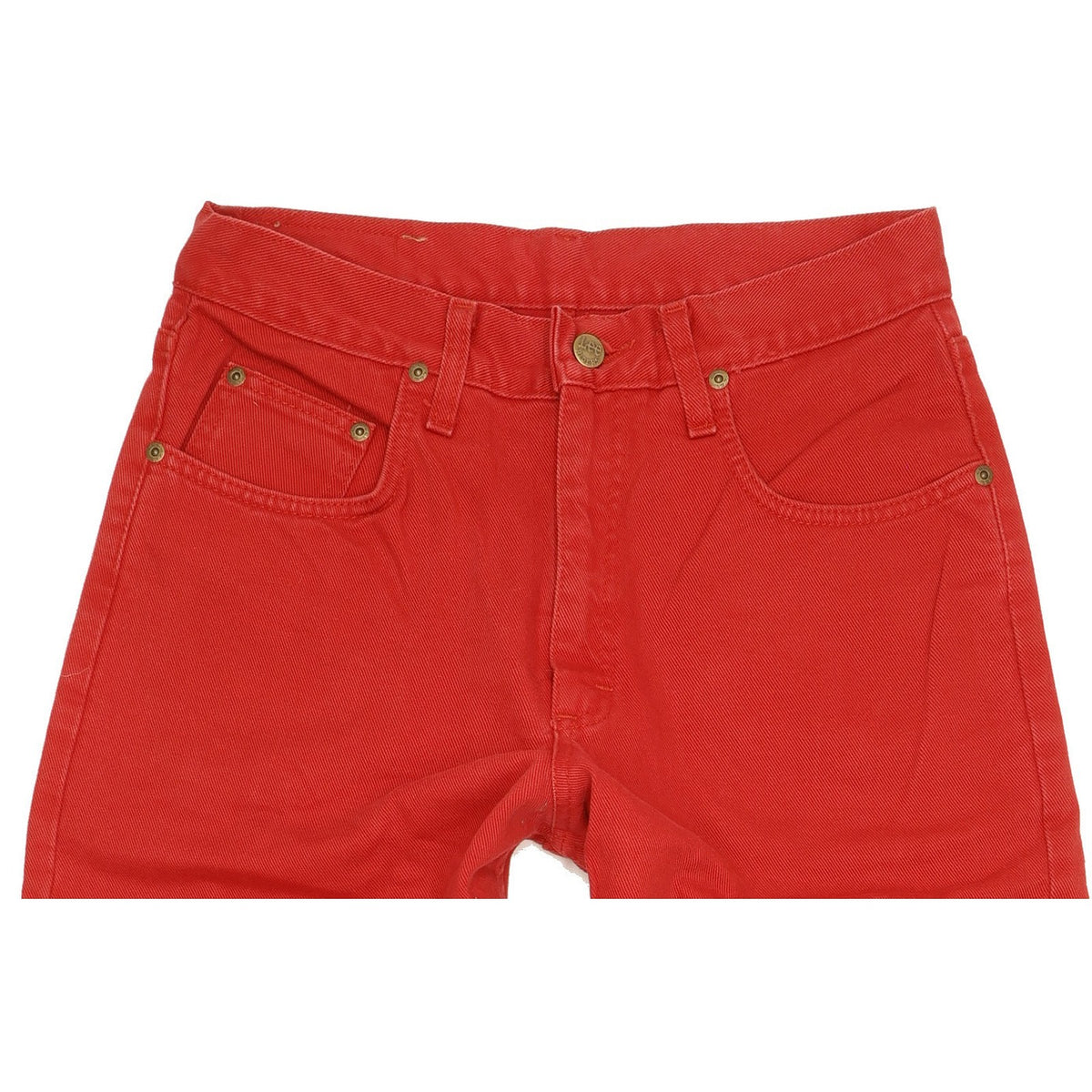 Lee Kansas Men Red Straight Regular Jeans W31 L34