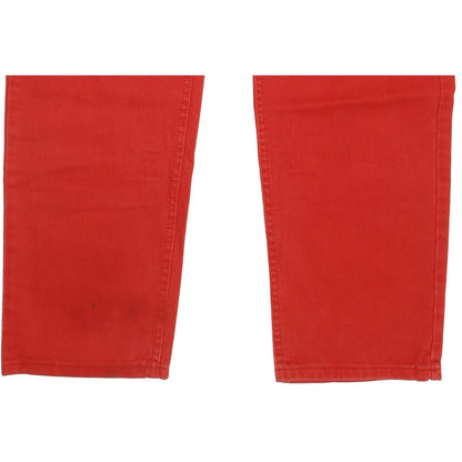Lee Kansas Men Red Straight Regular Jeans W31 L34