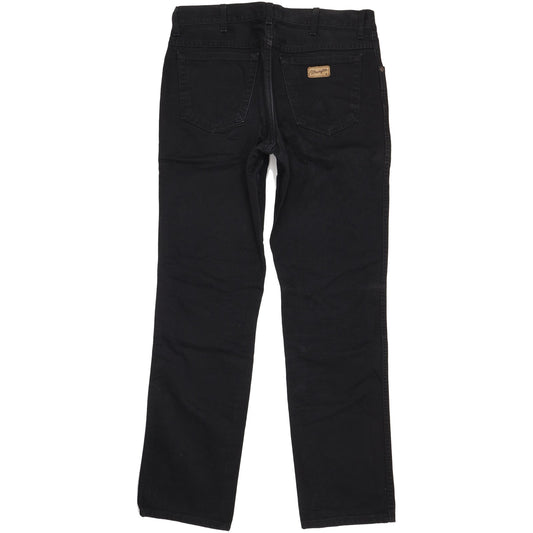 Wrangler Texas Men Black Straight Regular Jeans W34 L34